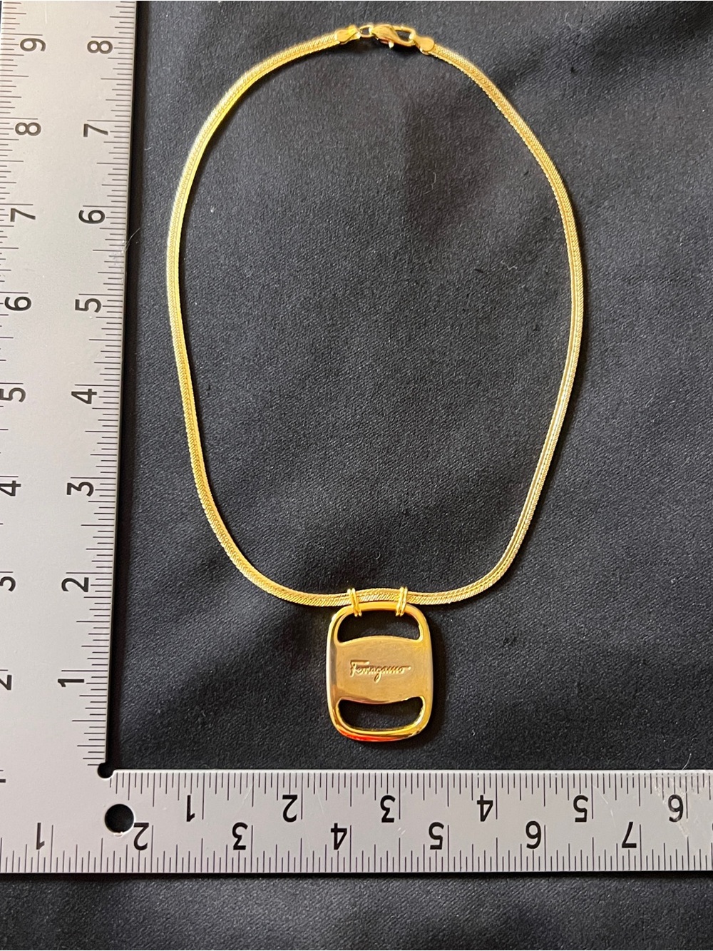 Unisex Vintage Salvatore Ferragamo Necklace - Picture 6 of 10